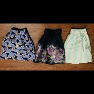 Janie and Jack size 3 skirt bundle